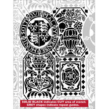 Пример трафарета Обои 49