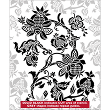 Пример трафарета Обои 53