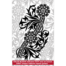 Пример трафарета Обои 55