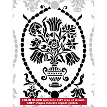 Пример трафарета Обои 57