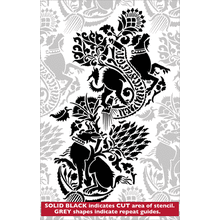 Пример трафарета Обои 59