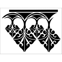 Пример трафарета Бордюр 43