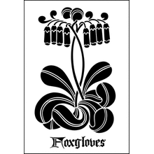 Пример трафарета Наперстянки