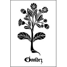 Пример трафарета Златоцвет