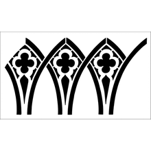 Пример трафарета Бордюр 83