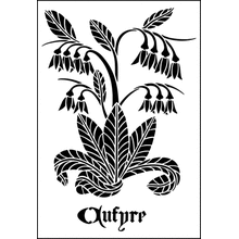 Пример трафарета Окопник