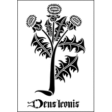 Пример трафарета Одуванчик 2