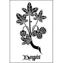 Пример трафарета Хмель 2