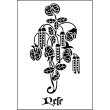 Пример трафарета Горох