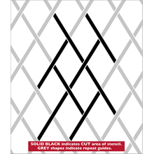 Пример трафарета Шпалера 3