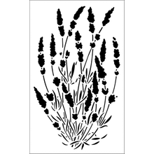 Пример трафарета Лаванда 1