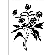 Пример трафарета Ветреница