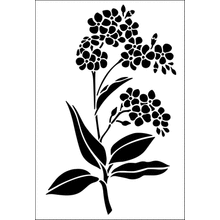 Пример трафарета Любит-не любит