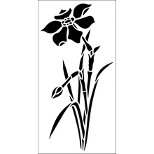 Пример трафарета Нарцисс