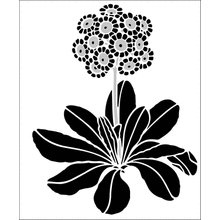 Пример трафарета Примула