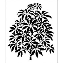 Пример трафарета Развесистый куст