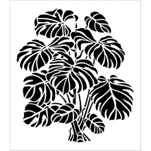 Пример трафарета Филодендрон