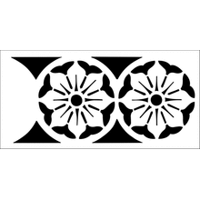 Пример трафарета Бордюр 122