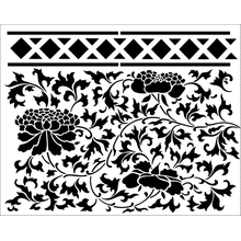 Пример трафарета Бордюр 194