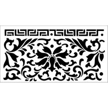 Пример трафарета Бордюр 14