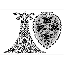 Пример трафарета Бордюр 242