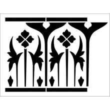 Пример трафарета Бордюр 255