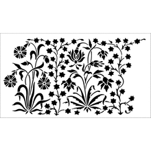 Пример трафарета Бордюр 283