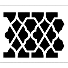 Пример трафарета Бордюр 84