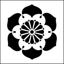 Пример трафарета Цветы 5