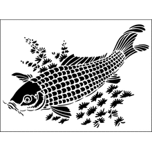 Пример трафарета Карпы 4