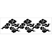 Пример трафарета Облака 1