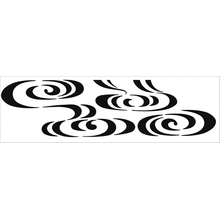 Пример трафарета Волны зыби 1