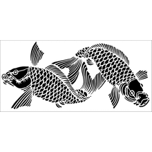 Пример трафарета Карпы 5