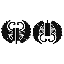 Пример трафарета Бабочки 5