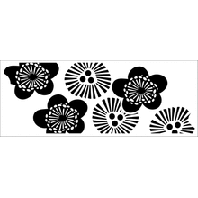 Пример трафарета Цветы 9