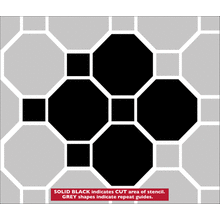 Пример трафарета Панцырь 1