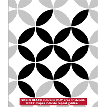 Пример трафарета Круги 2