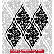 Пример трафарета Облака 2