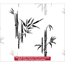 Пример трафарета Бамбук 12