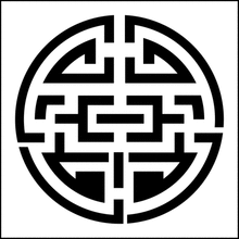 Пример трафарета Лабиринт 2