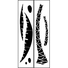 Пример трафарета Пальма 1