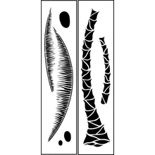 Пример трафарета Пальма 2