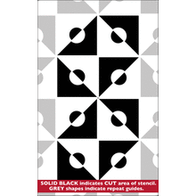 Пример трафарета Затмение