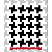 Пример трафарета Пёсий клык