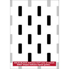 Пример трафарета Перфорация