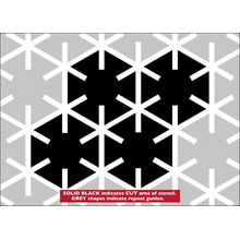 Пример трафарета Переплетения