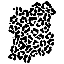 Пример трафарета Леопард 3