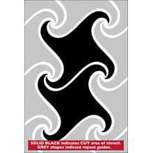 Пример трафарета Арабески 2