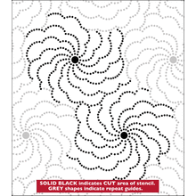Пример трафарета Хризантемы 1
