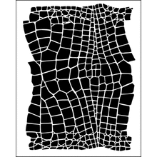 Пример трафарета Крокодил 3